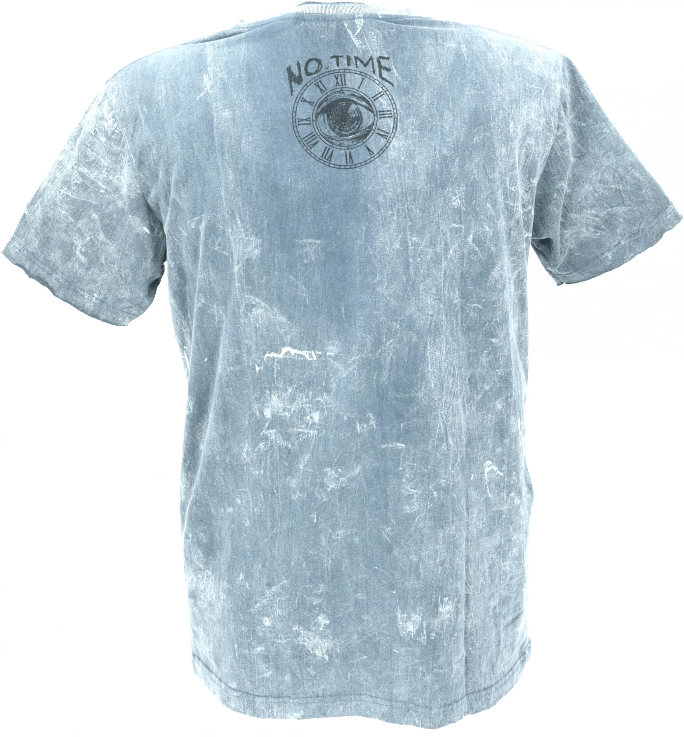 No Time T-Shirt - Sonne-Mond / Blaugrau 4 No Time T-Shirt - Sonne-Mond / Blaugrau – Bild 2