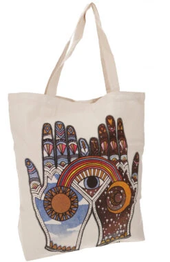 No Time Shopper Tasche, Stabile Einkaufstasche, Strandtasche, Yogatasche - Drittes Auge - 48x45x13 Cm -Modebekleidungsgeschäft 52700 11 2133 1359taschen thailand 2023 27