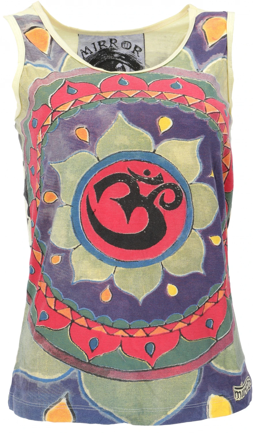 Mirror Tank Top, Yoga-Top - Mandala OM/gelb 3 Mirror Tank Top, Yoga-Top - Mandala OM/gelb