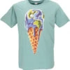 Retro T-Shirt, Tree Save Earth T-Shirt - Ice/aqua -Modebekleidungsgeschäft 52769 t shirt 2023 83