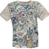Mirror T-Shirt - Faces/beige -Modebekleidungsgeschäft 52776 t shirt 2023 71