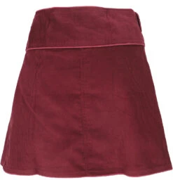 Wickelrock, Cord Minirock - Weinrot -Modebekleidungsgeschäft 52957 12356 0625roseboutique 2023 4