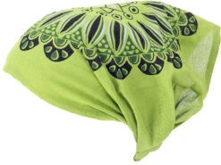 Haarband, Kopfband, Bandana Farbenfrohem Mandala, Kopfbedeckung - Lemongrün -Modebekleidungsgeschäft 53010 12356 0606genisis 2023 8
