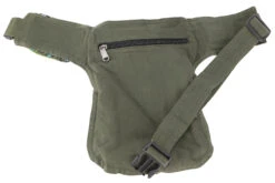 Stoff Sidebag &amp; Gürteltasche Aum Mandala, Goa Gürteltasche, Bauchtasche - Grün - 25x17x4 Cm -Modebekleidungsgeschäft 53016 12356 060651367 11 2133 1359taschen nepal 2022 10