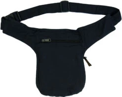 Stoff Sidebag &amp; Gürteltasche Aum Mandala, Goa Gürteltasche, Bauchtasche - Schwarz/rot - 25x17x4 Cm -Modebekleidungsgeschäft 53017 12356 060615 03 17dsc09894