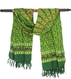 Bali Sarong, Wandtuch, Wickelrock, Mandala Pareo - Grün - 160x115 Cm -Modebekleidungsgeschäft 53054 sarongs 2023 117