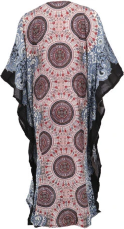 Ponchokleid, Kaftan, Maxikleid, Strandkleid - Taubenblau/braun 8 Ponchokleid, Kaftan, Maxikleid, Strandkleid - Taubenblau/braun -Modebekleidungsgeschäft 53064 123manu 23 59