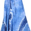 Boho Sommerrock, Maxirock Hippie Chic, Wandelbares Sommerkleid, Strandkleid - Blau -Modebekleidungsgeschäft 53149 123thailand 2023 mix 27