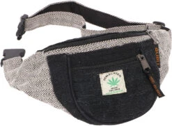 Praktische Gürteltasche, Ethno Bauchtasche, Sidebag - Schwarz - 15x20 Cm -Modebekleidungsgeschäft 53187 123taschen nepal 2023 38