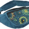 Ethno Sidebag, Bestickte Boho Nepal Gürteltasche - Petrol - 13x20x4 Cm -Modebekleidungsgeschäft 53191 123taschen nepal 2023 19