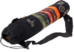 Boho Yogamatten-Tasche, Batik Yogatasche Aus Nepal - Schwarz - 70x23x13 Cm Ø13 Cm 7 Boho Yogamatten-Tasche, Batik Yogatasche Aus Nepal - Schwarz - 70x23x13 Cm Ø13 Cm -Modebekleidungsgeschäft 53216 123taschen nepal 2023 110