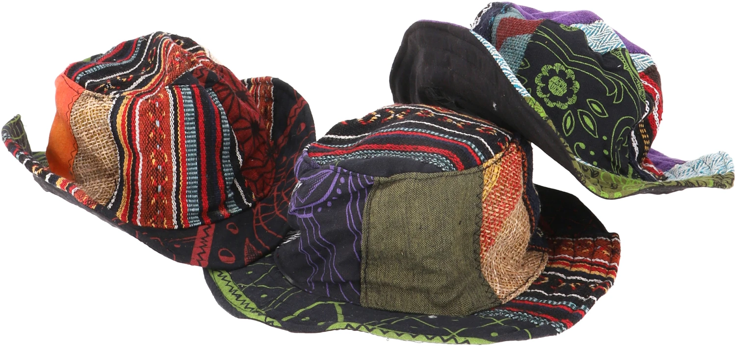 Kinderhut, Sommerhut, Natürlicher Patchwork Sonnenhut - Mode 8 4 Kinderhut, Sommerhut, Natürlicher Patchwork Sonnenhut - Mode 8 – Bild 2