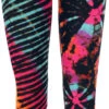 Unikat Batik Damen Leggings, Stretch Hose Für Frauen, Yogahose - Schwarz/bunt -Modebekleidungsgeschäft 53301 12356batik tahailand 2023 198