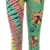Unikat Batik Damen Leggings, Stretch Hose Für Frauen, Yogahose - Grün/bunt -Modebekleidungsgeschäft 53303 12356batik tahailand 2023 203