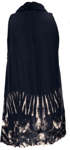 Unikat Batik Cardigan, Boho Westen Tunika, Boho Sommertunika, Maxitunika - Schwarz -Modebekleidungsgeschäft 53306 12356batik tahailand 2023 222