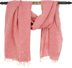 Indisches Baumwolltuch, Leichter Schal, Sarong, Strandtuch - Rot - 190x100 Cm 6 Indisches Baumwolltuch, Leichter Schal, Sarong, Strandtuch - Rot - 190x100 Cm -Modebekleidungsgeschäft 53324 12356tuecher manu 24