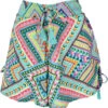 Leichte Pantys, Seidig Glänzende Print Shorts - Bunt -Modebekleidungsgeschäft 53527 12356 0606kashi 2023 111