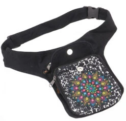 Festivalgürteltasche, Sidebag, Crossbag Mit Psychodelischem Druck- Mandala - 24x17x4 Cm -Modebekleidungsgeschäft 53549 12356 0606tilo taschen 74