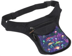 Festivalgürteltasche, Sidebag, Crossbag Mit Psychodelischem Druck- Magic Mushroom - 24x17x4 Cm -Modebekleidungsgeschäft 53550 12356 0606tilo taschen 62