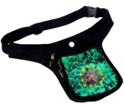Festivalgürteltasche, Sidebag, Crossbag Mit Psychodelischem Druck- Flower Of Life - 24x17x4 Cm -Modebekleidungsgeschäft 53552 12356 0606tilo taschen 70