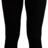 Farbige Damen Leggings, Stretch Sporthose Für Frauen, Yogahose - Schwarz -Modebekleidungsgeschäft 6 14dsc01035