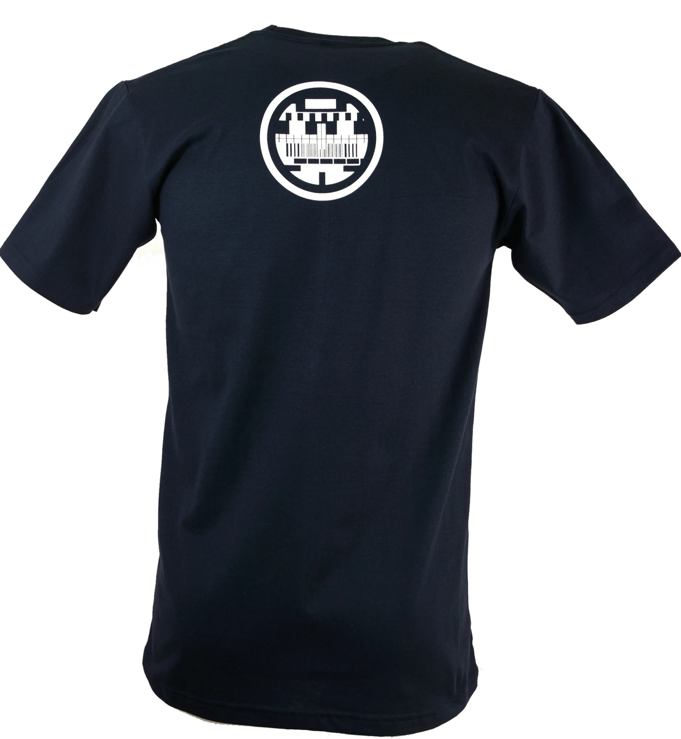 Fun Retro Art T-Shirt `Testbild` - Dunkelblau 4 Fun Retro Art T-Shirt `Testbild` - Dunkelblau – Bild 2