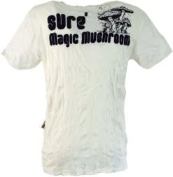 Sure T-Shirt Magic Mushroom - Weiß -Modebekleidungsgeschäft 6 18dsc02878