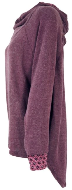 Hoody, Sweatshirt, Pullover, Kapuzenpullover - Altrosa -Modebekleidungsgeschäft 6 18dsc03632