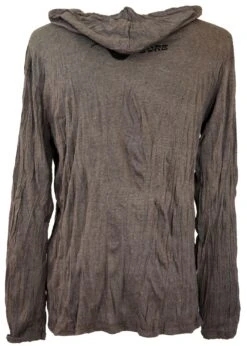 Sure Langarmshirt, Kapuzenshirt Meditation Chakra Buddha - Taupe -Modebekleidungsgeschäft 6 18dsc04397