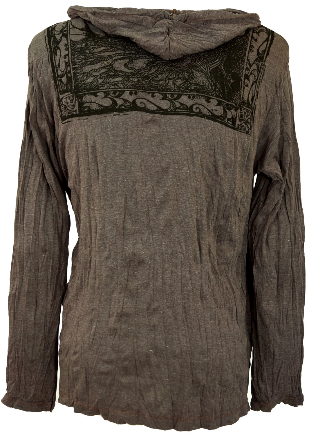 Sure Langarmshirt, Kapuzenshirt Mantra Buddha - Taupe 4 Sure Langarmshirt, Kapuzenshirt Mantra Buddha - Taupe – Bild 2