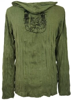 Sure Langarmshirt, Kapuzenshirt Meditation Buddha - Olive 6 Sure Langarmshirt, Kapuzenshirt Meditation Buddha - Olive -Modebekleidungsgeschäft 6 18dsc04448