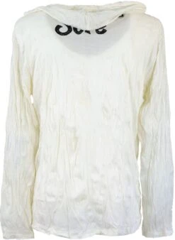 Sure Langarmshirt, Kapuzenshirt Lotus Om - Weiß -Modebekleidungsgeschäft 6 18dsc04499