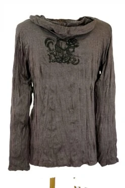 Sure Langarmshirt, Kapuzenshirt Fliegenpilz - Taupe -Modebekleidungsgeschäft 6 18dsc04536