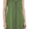 Besticktes Indisches Boho Kleid, Sommerkleid, Minikleid Hippie Chic - Grün -Modebekleidungsgeschäft 6503f6938cb4058cfe7aad8f015e94ee