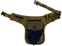 Goa Gürteltasche, Bauchtasche, Patchwork Sidebag - Olive - 30x20 Cm -Modebekleidungsgeschäft 7 18dsc05054