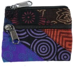 Patchwork Ethno - Geldbeutel - 9x11 Cm -Modebekleidungsgeschäft 9 17 dsc02732
