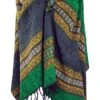 Weicher Pashmina Schal / Stola, Schultertuch, Plaid - Inka Muster Grün - 200x90 Cm -Modebekleidungsgeschäft 9 18dsc07252