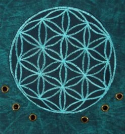 Ethno Schultertasche, Nepaltsche Stonewash `Mandala` - Türkis - 20x20x7 Cm 7 Ethno Schultertasche, Nepaltsche Stonewash `Mandala` - Türkis - 20x20x7 Cm -Modebekleidungsgeschäft 9 18dsc07894