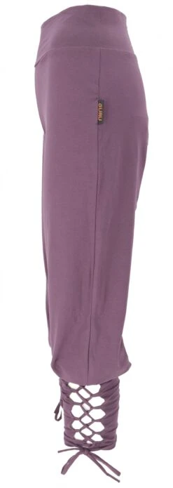 Yoga-Hose Aus Bio-Baumwolle, Leggings, Psytrance Hose Aus Bio-Baumwolle - Flieder -Modebekleidungsgeschäft F 28 01dev fasion leggins neues foto 7