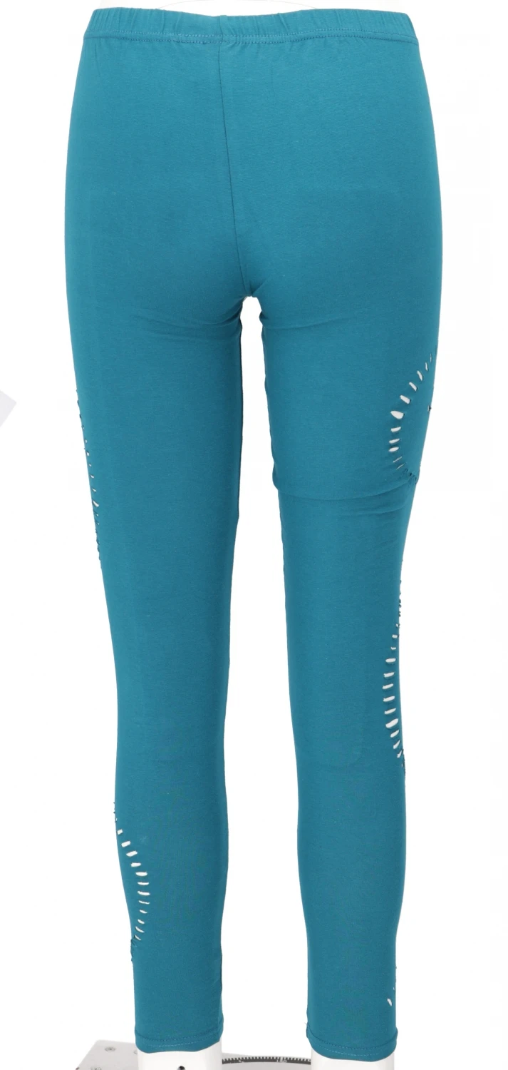 Psytrance Goa Damen Leggings, Yoga Leggings - Petrol 5 Psytrance Goa Damen Leggings, Yoga Leggings - Petrol – Bild 3