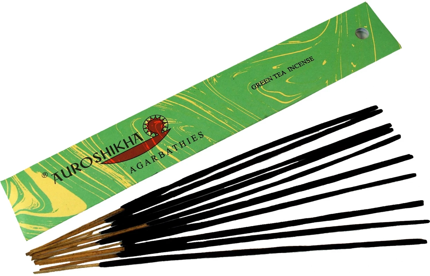 Auroshikha Räucherstäbchen - Green Tea Incense 3 Auroshikha Räucherstäbchen - Green Tea Incense