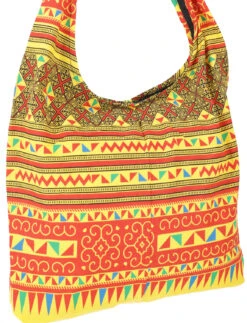 Sadhu Bag, Boho Schulterbeutel, Hippie Tasche - Gelb/orange - 30x42 Cm -Modebekleidungsgeschäft d8826c6fdbe91832f6af3e1194c64427