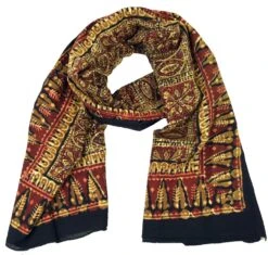 Leichter Pareo, Sarong, Handbedrucktes Baumwolltuch - Rot Kombination 2 - 190x120 Cm 7 Leichter Pareo, Sarong, Handbedrucktes Baumwolltuch - Rot Kombination 2 - 190x120 Cm -Modebekleidungsgeschäft duennes tuch sarong wandbehang wickelrock sarongkleid 31190