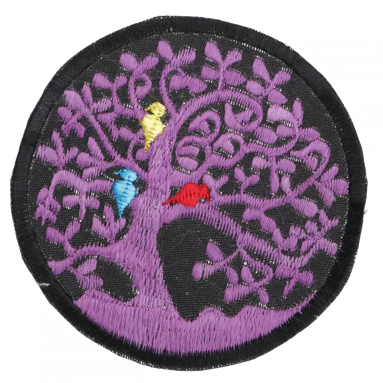 Patches (Aufnäher) Tree Of Life - Violett Ø8 Cm 3 Patches (Aufnäher) Tree Of Life - Violett Ø8 Cm