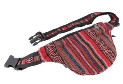 Praktische Gürteltasche, Ethno Bauchtasche Sidebag - La Luna Rot - 15x20 Cm -Modebekleidungsgeschäft f 19 05 nepal taschen 45