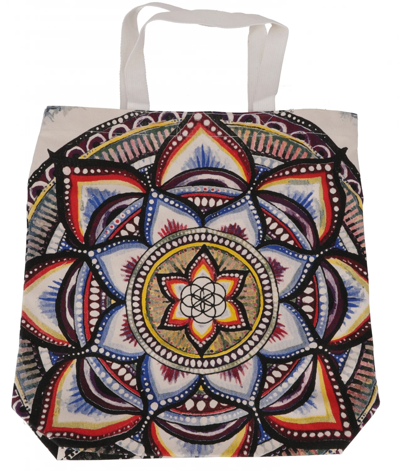 Mirror Shopper Tasche, Einkaufstasche, Strandtasche - Mandala - 48x45x13 Cm 5 Mirror Shopper Tasche, Einkaufstasche, Strandtasche - Mandala - 48x45x13 Cm – Bild 3