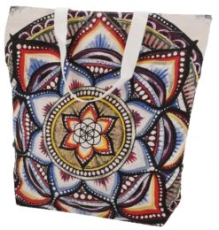 Mirror Shopper Tasche, Einkaufstasche, Strandtasche - Mandala - 48x45x13 Cm