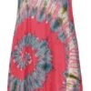 Batik Tunika, Hippie Chic, Strandkleid, Sommerkleid - Himbeerrot -Modebekleidungsgeschäft f 19 07 batik thailand 42