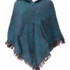 Poncho Hippie Chic Mit Zipfelkapuze, Pixi Poncho - Blau -Modebekleidungsgeschäft f 19 07 nachlieferung indien 24
