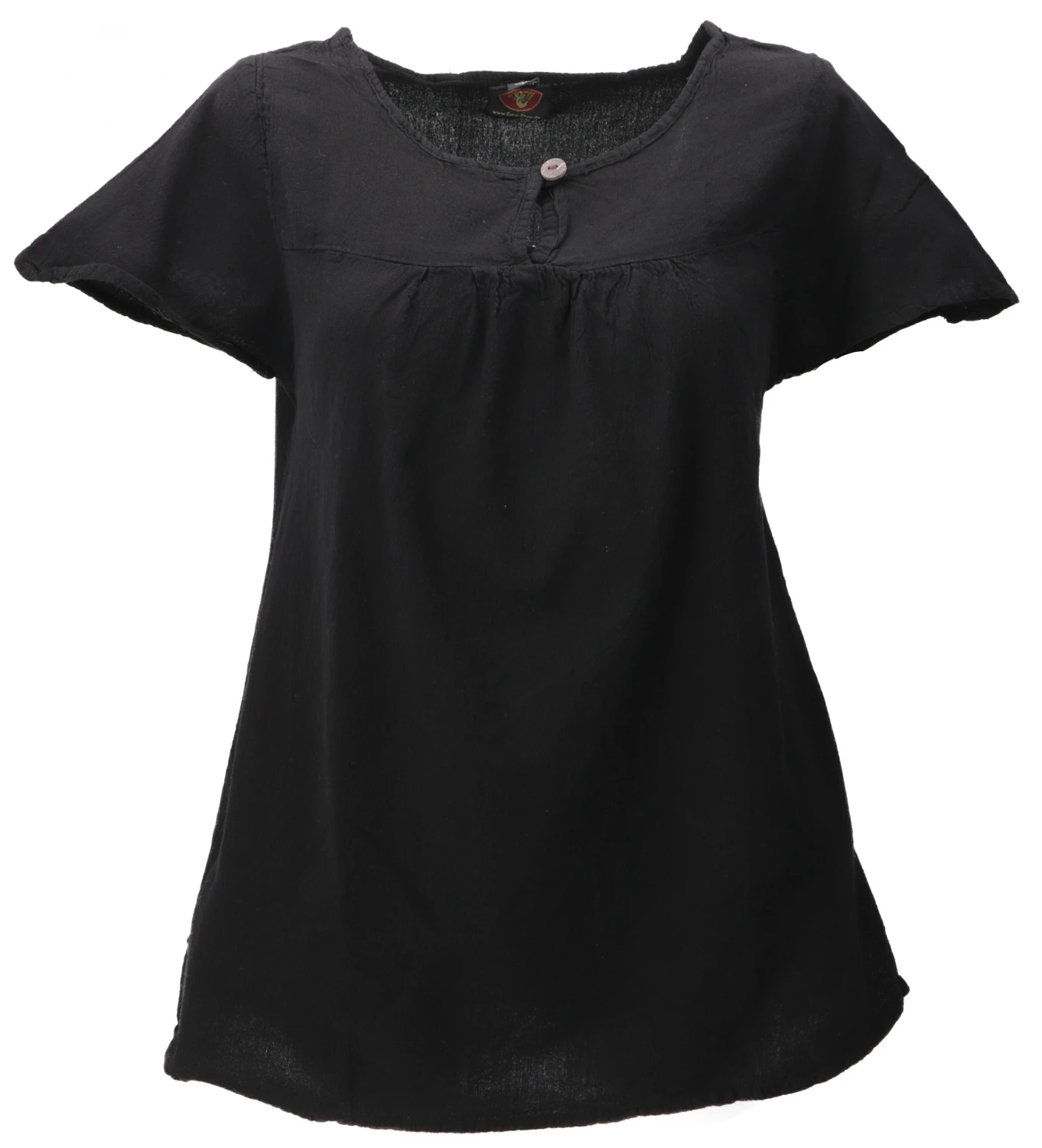 Boho Bluse, Blusenshirt, Sommerbluse - Schwarz 3 Boho Bluse, Blusenshirt, Sommerbluse - Schwarz